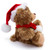 Christmas Teddy Bear Mocha 11" - Stuffed Animal Mocha Bear