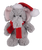 Christmas animals with customizable scarf elephant 8"