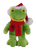 Christmas animals with customizable scarf frog 8"
