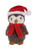 Christmas animals with customizable scarf owl 12"