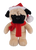 Christmas animals with customizable scarf pug 8"