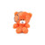 Colors of Love Qbears Keychain - Orange Plush Teddy Bear