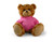 Customized Mocha Bear with hoodie, sitting, 11
