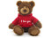Frankie Bear 10" with Maroon I love you Hoodie