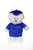 Graduation Animals-- White Bear 11" with custom imprint