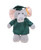 Graduation Elephant 8"