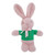 Pink Bunny With Tee 9"