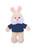 Plush Floppy Bunny With Personalized Tee 12”