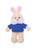 Plush Floppy Bunny With Personalized Tee 12”