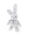 Plush Sitting Bunny, Gray, 9"