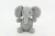 Plush elephant, Gray, 9"