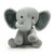 Soft Plush Elephant Gray 9"