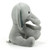 Soft Plush Elephant Gray 9"