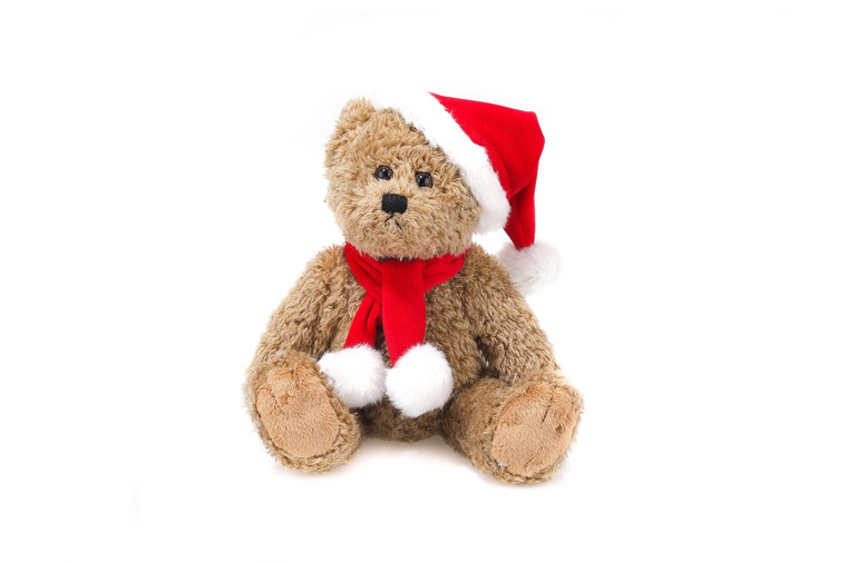 12″ Christmas Oatmeal Bear Plush | Holiday Christmas Bear