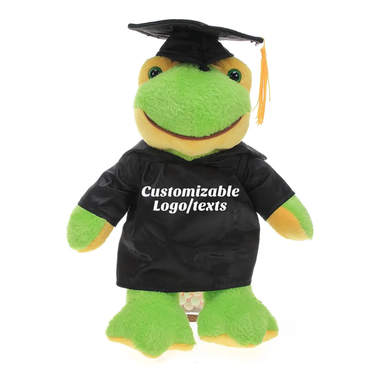 Graduation Animals--Frog 11" with custom imprint