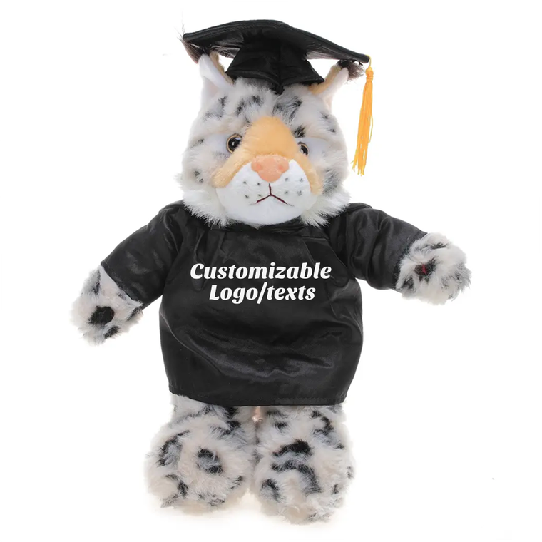 Graduation Wild Cat Lynx 8"