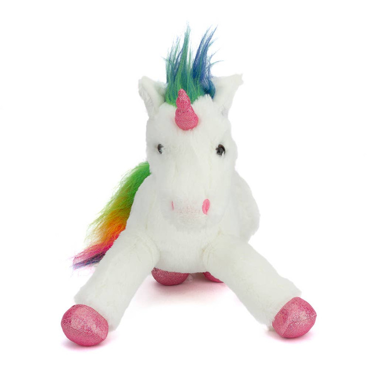 14″ Resting Unicorn Stuffed Animal | Pink Unicorn Plush Toy