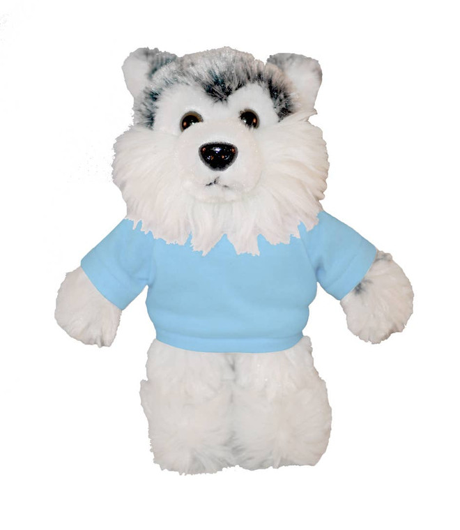 Plush Floppy Husky With Personalized Tee 12”