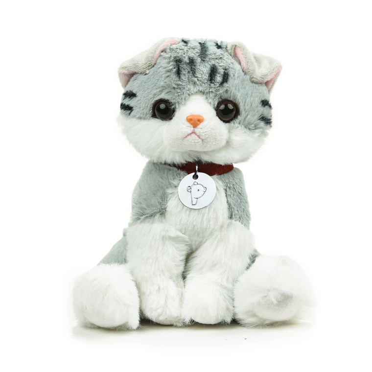 Mitty the Tabby Kitty with Collar 8"