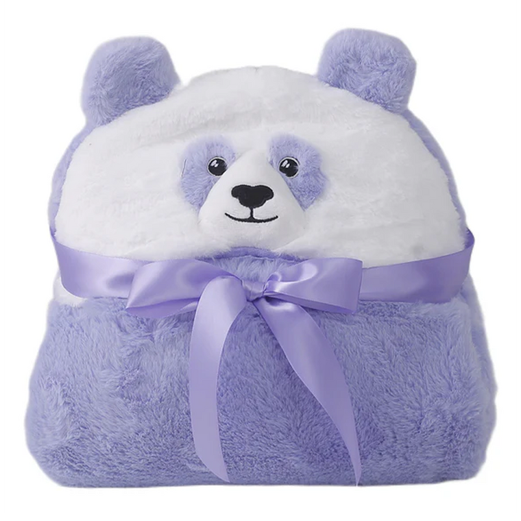 Cuddleworks Panda Weighted Hooded Blanket - Sensory Comfort