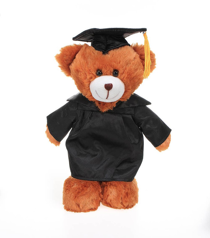 Graduation Brown bear 8"