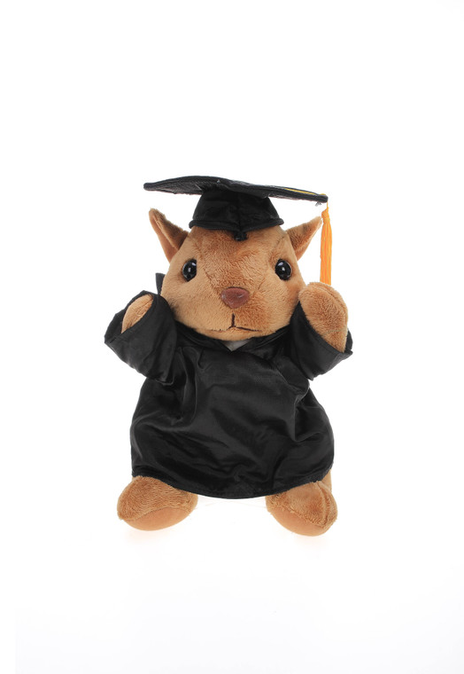 Graduation Animals--Squirrel 11" with custom imprint