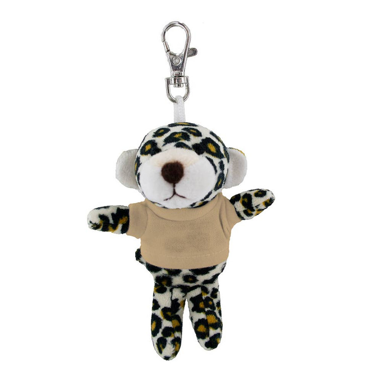 4" Keychain - Leopard with/without customized shirt