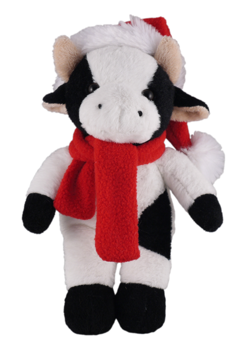 Christmas animals with scarf Cow 12"