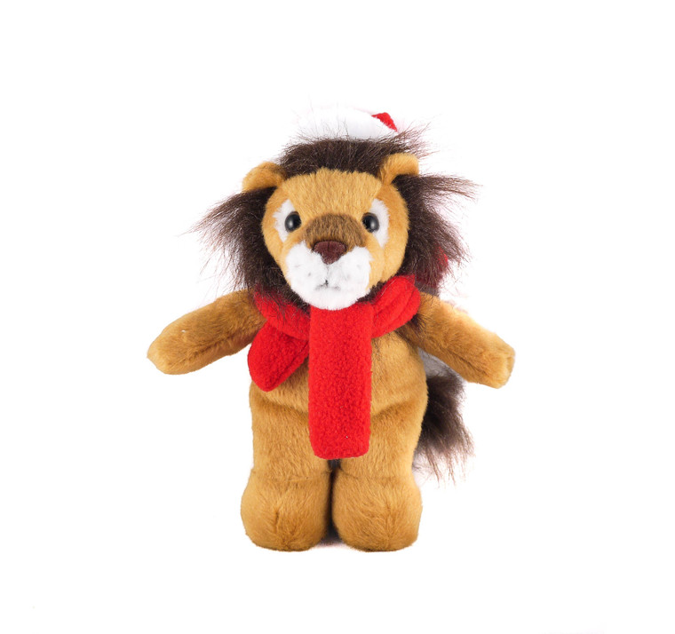 Christmas animals with scarf lion 12"