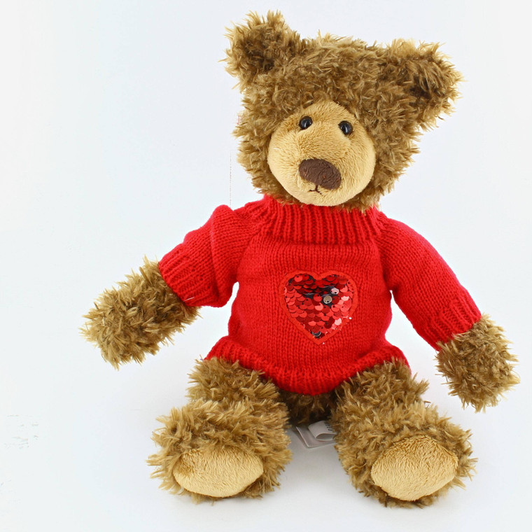 Frankie Bear with Love Sweater  for Valentine's Day