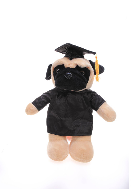 Graduation Pug 8"