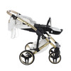 Junama Heart Kinderwagen 2-in-1 White Gold