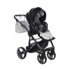 Junama Handcraft Glitter Kinderwagen 2-in-1 Black