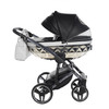 Junama Handcraft Glitter Kinderwagen 2-in-1 Black