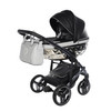 Junama Handcraft Glitter Kinderwagen 2-in-1 Black