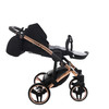 Junama Individual Black Rose Gold  stroller, pushchair and changing bag
