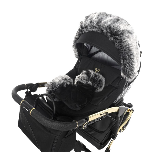 Junama Luxe Bontrand Grijs/Zwart