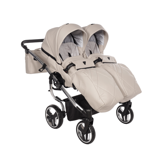 Junama Compact Eco Beige Tweeling Kinderwagen