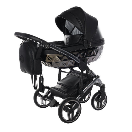 Junama Handcraft Kinderwagen 2-in-1 Black