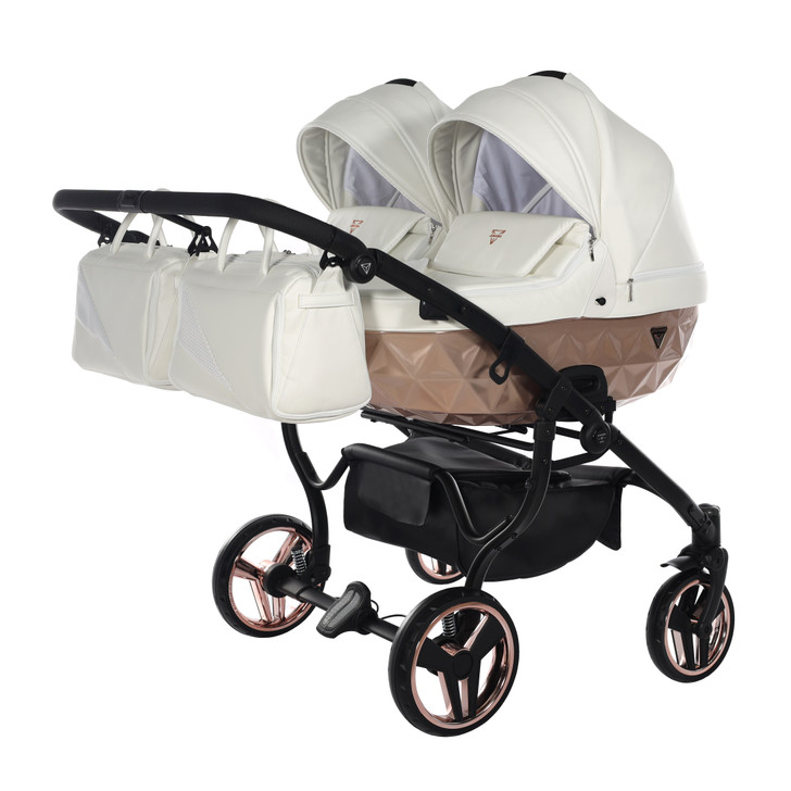 Junama Fluo Individual Satin Duo White Rose Gold