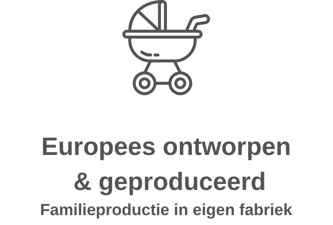 Europees ontworpen en geproduceerde Junama kinderwagens