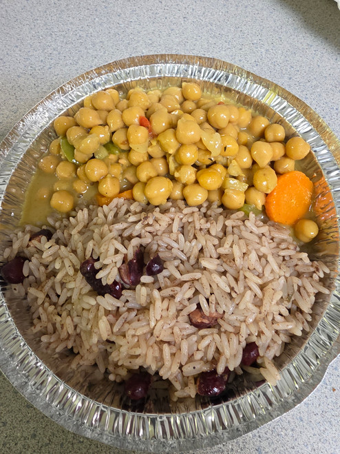 Curry Chickpea Platter