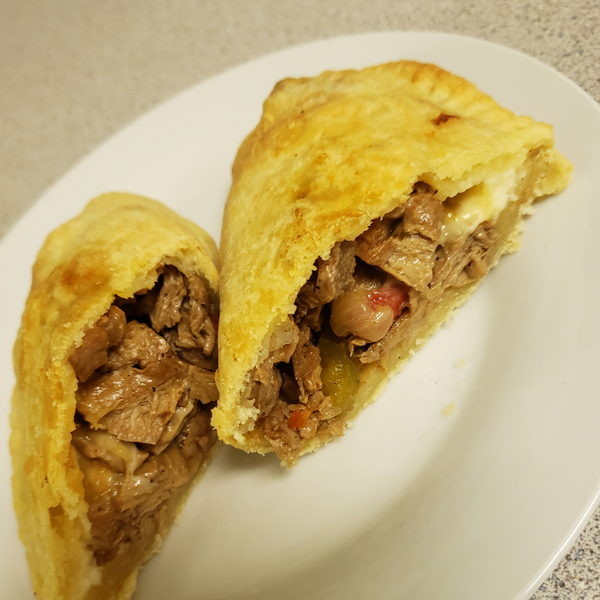Vegan Steak Cheese Empanada
