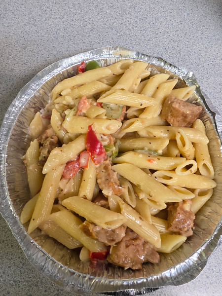 Vegan Smoked Sausage Cajun Pasta