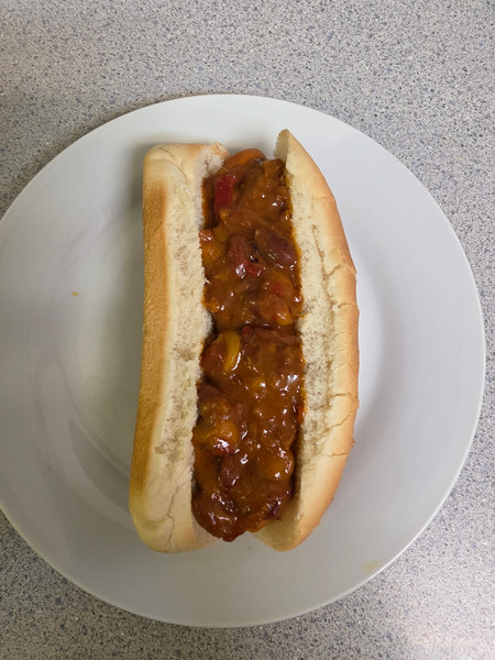 Vegan Chili Dog