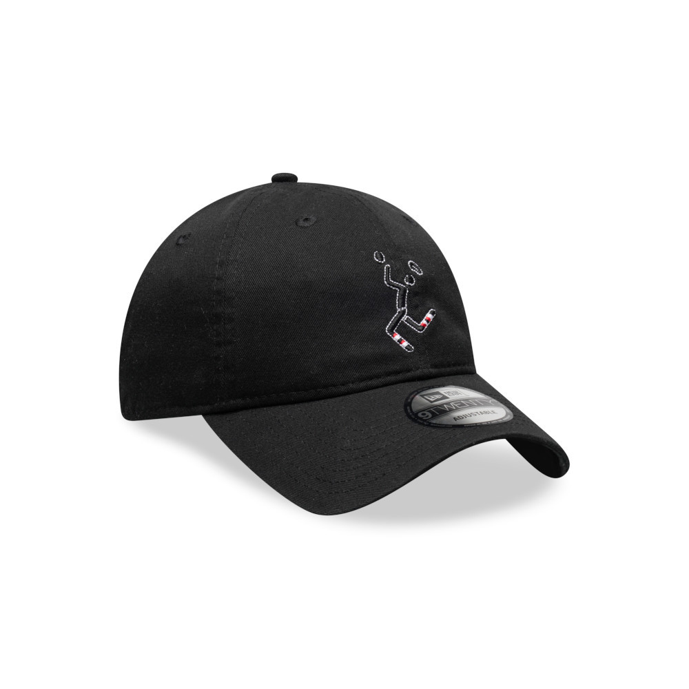New Era 920 Stickman Jump Cap - Black - Saints Locker