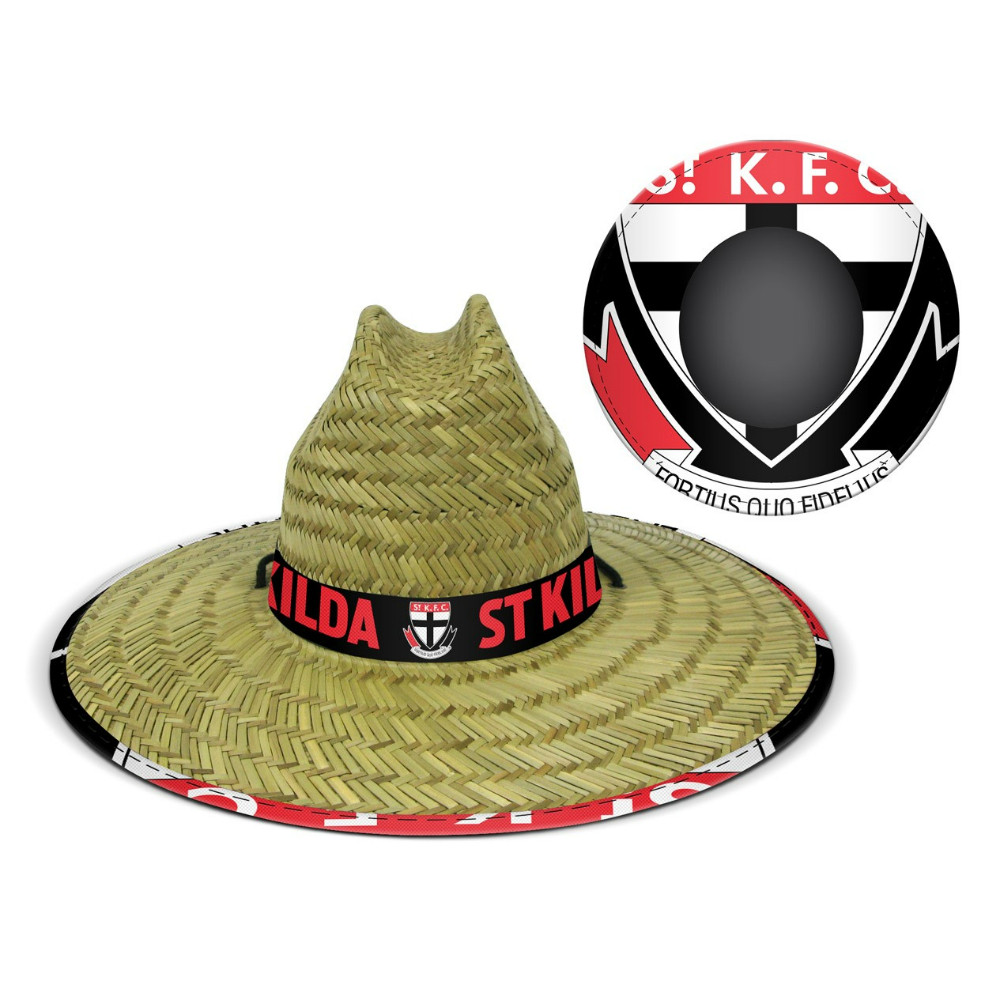 St Kilda Straw Hat - Saints Locker
