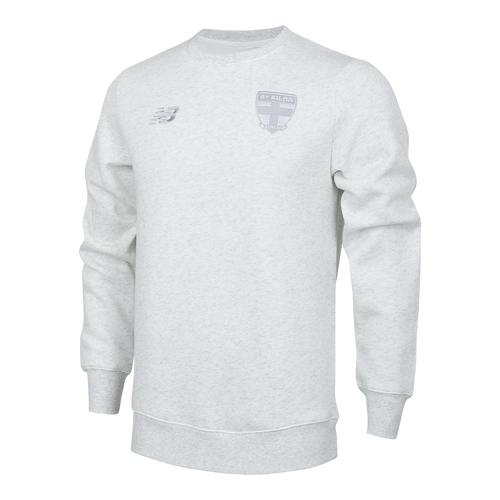 NB Lifestyle Tonal Crew - White Marle