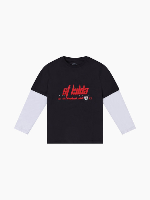 St Kilda Youth Graphic Long Sleeve Tee