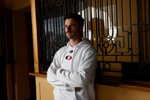 NB Retro S Boxy Hoodie - Snow Marle